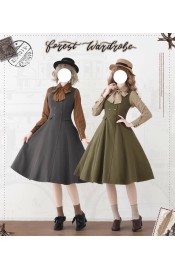 Forest Wardrobe Misty Forest JSK(2 Colours/Full Payment Without Shipping)